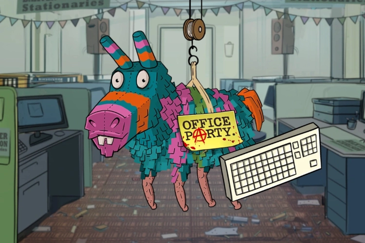 Office Party — party game para grupos na BET4